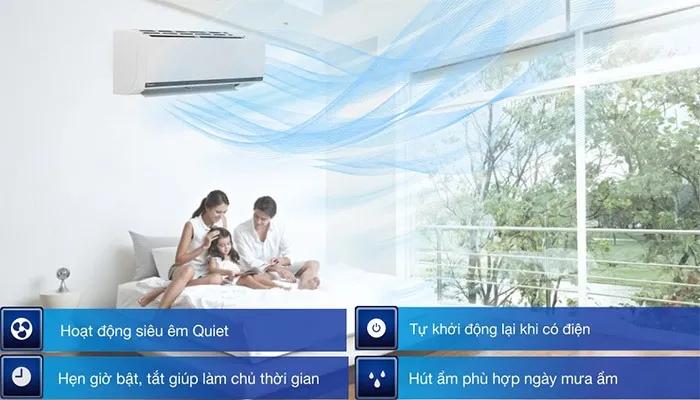 Nhiều tính năng hữu ích